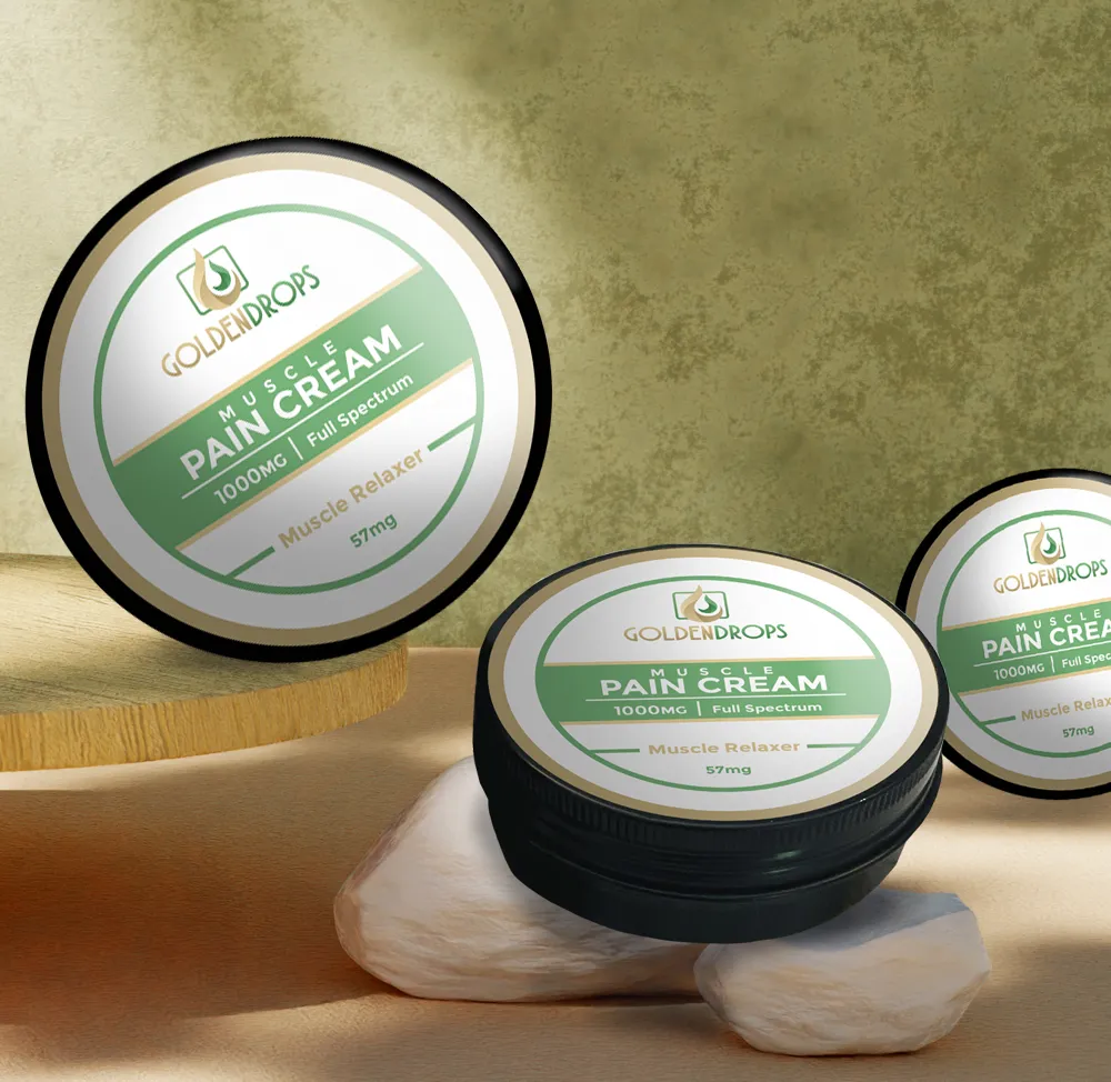 CBD Muscle Pain Cream packaging details